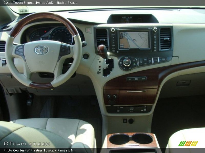 Black / Bisque 2011 Toyota Sienna Limited AWD
