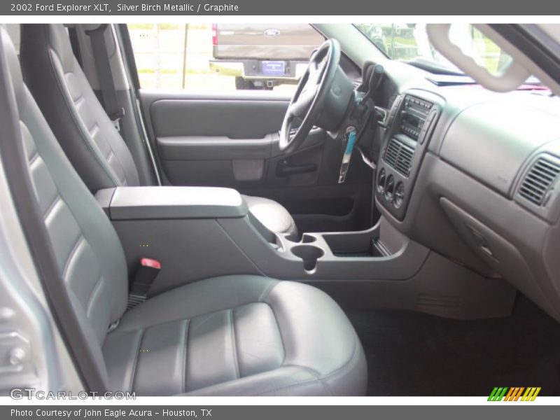 Silver Birch Metallic / Graphite 2002 Ford Explorer XLT