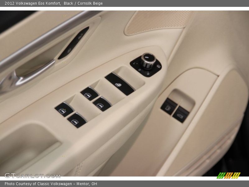Black / Cornsilk Beige 2012 Volkswagen Eos Komfort