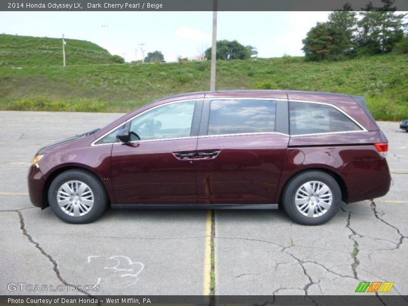  2014 Odyssey LX Dark Cherry Pearl