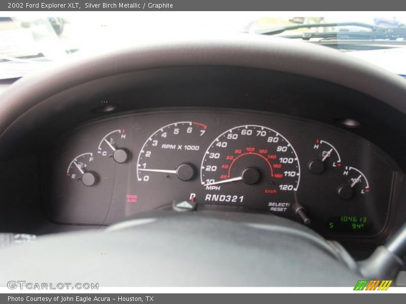 Silver Birch Metallic / Graphite 2002 Ford Explorer XLT