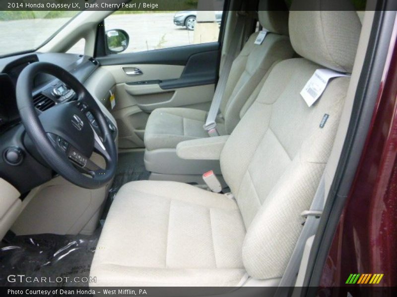  2014 Odyssey LX Beige Interior