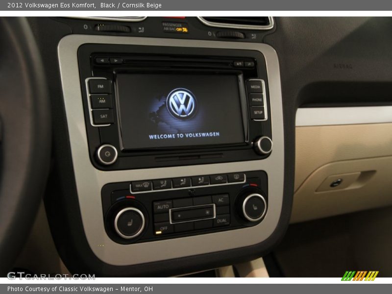 Black / Cornsilk Beige 2012 Volkswagen Eos Komfort