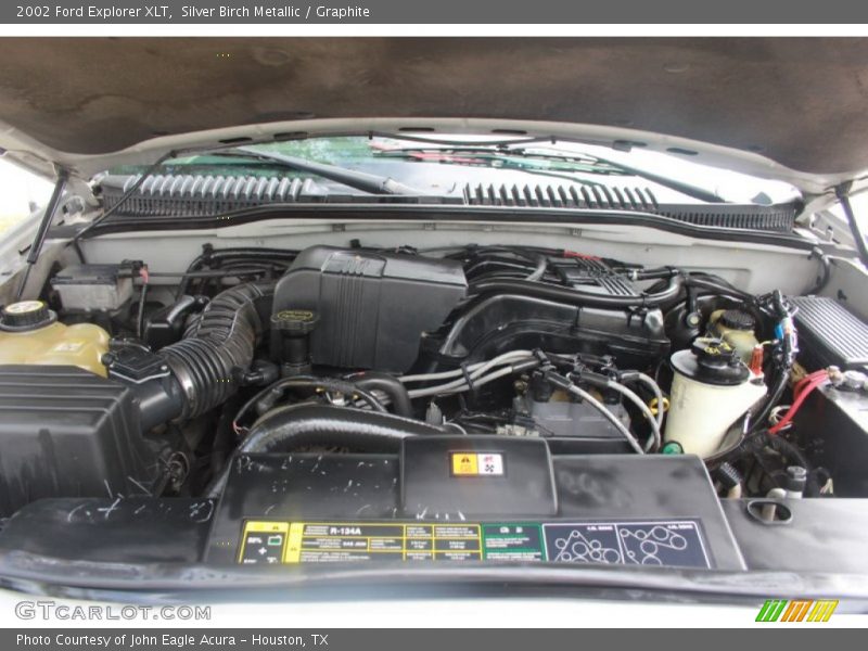 Silver Birch Metallic / Graphite 2002 Ford Explorer XLT