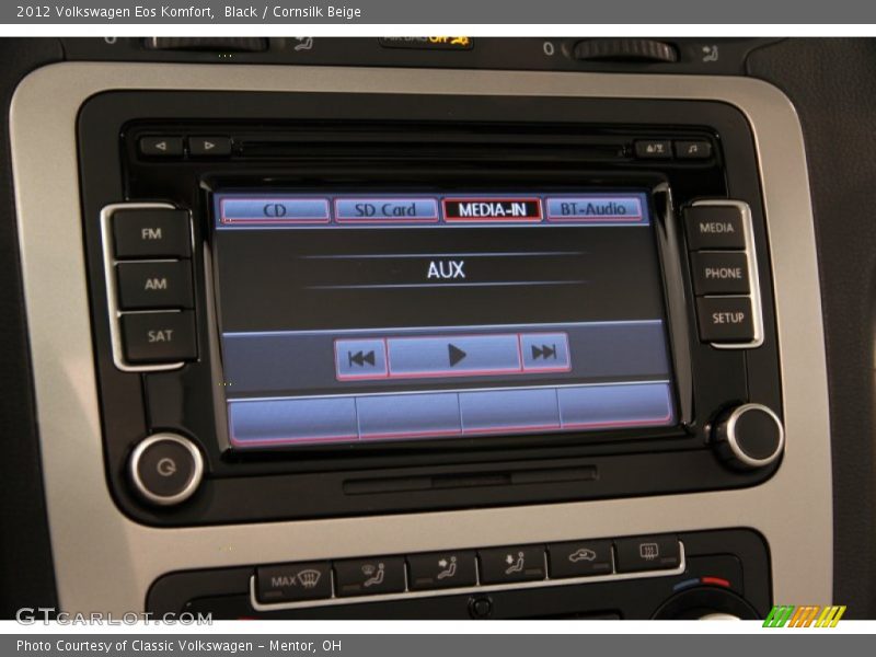 Black / Cornsilk Beige 2012 Volkswagen Eos Komfort