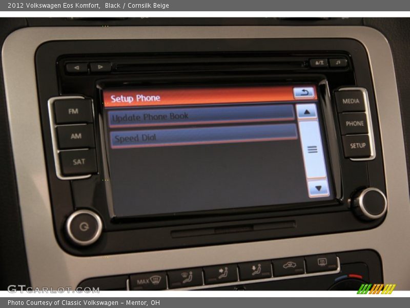 Black / Cornsilk Beige 2012 Volkswagen Eos Komfort