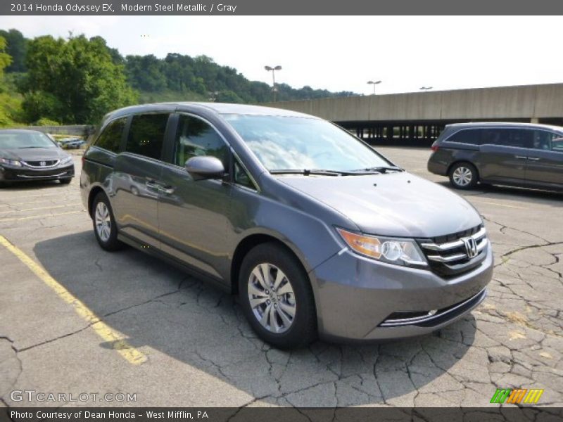 Modern Steel Metallic / Gray 2014 Honda Odyssey EX