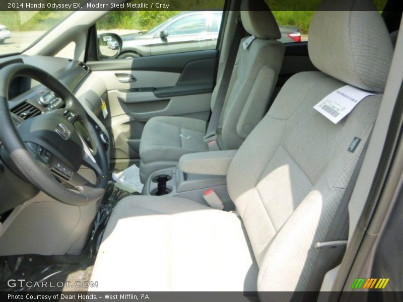 Modern Steel Metallic / Gray 2014 Honda Odyssey EX