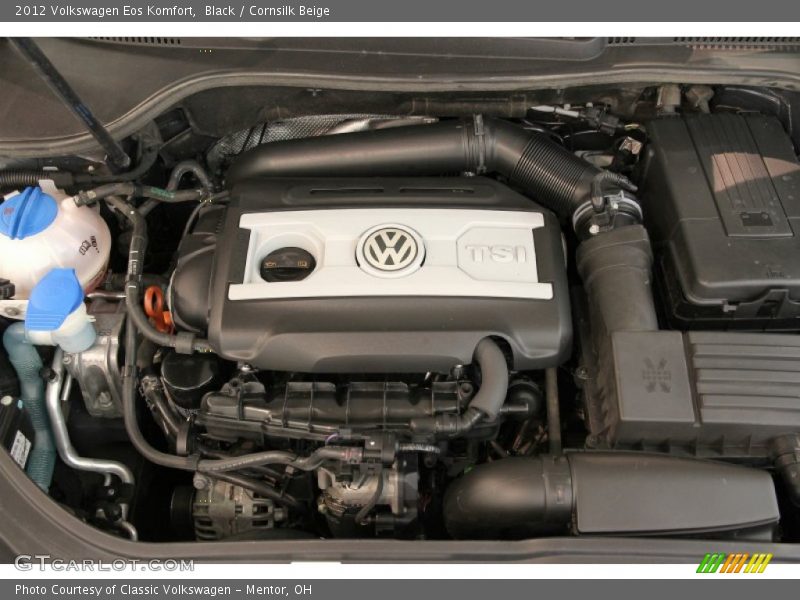 Black / Cornsilk Beige 2012 Volkswagen Eos Komfort