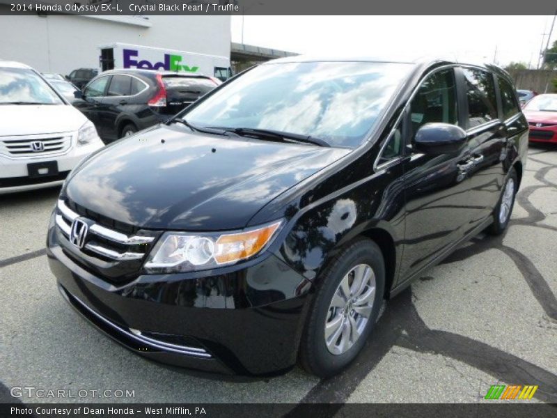 Crystal Black Pearl / Truffle 2014 Honda Odyssey EX-L