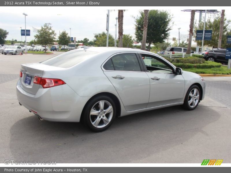 Silver Moon / Ebony 2012 Acura TSX Technology Sedan