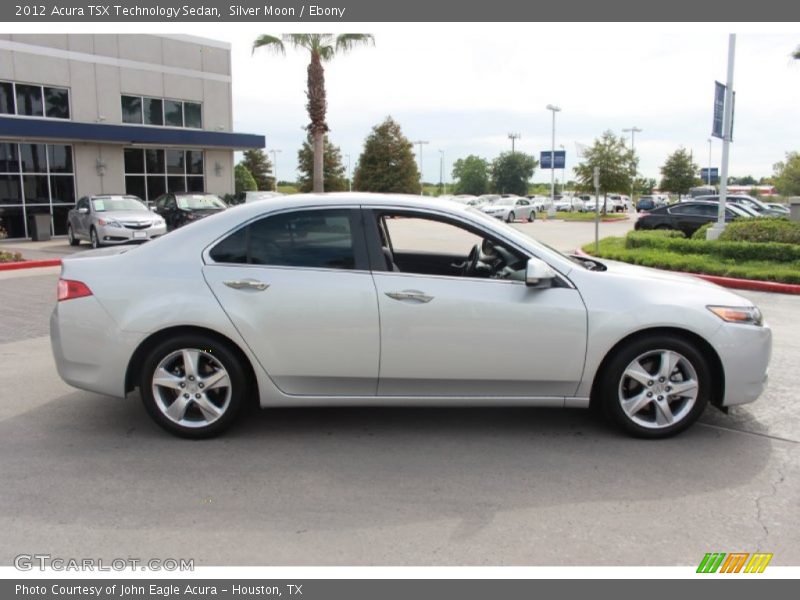 Silver Moon / Ebony 2012 Acura TSX Technology Sedan