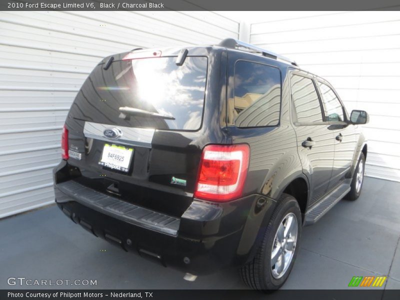 Black / Charcoal Black 2010 Ford Escape Limited V6