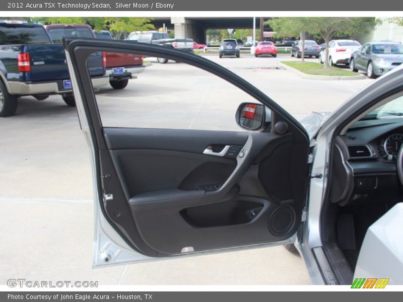 Silver Moon / Ebony 2012 Acura TSX Technology Sedan