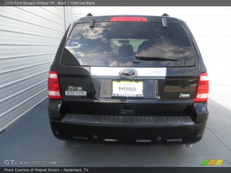 Black / Charcoal Black 2010 Ford Escape Limited V6