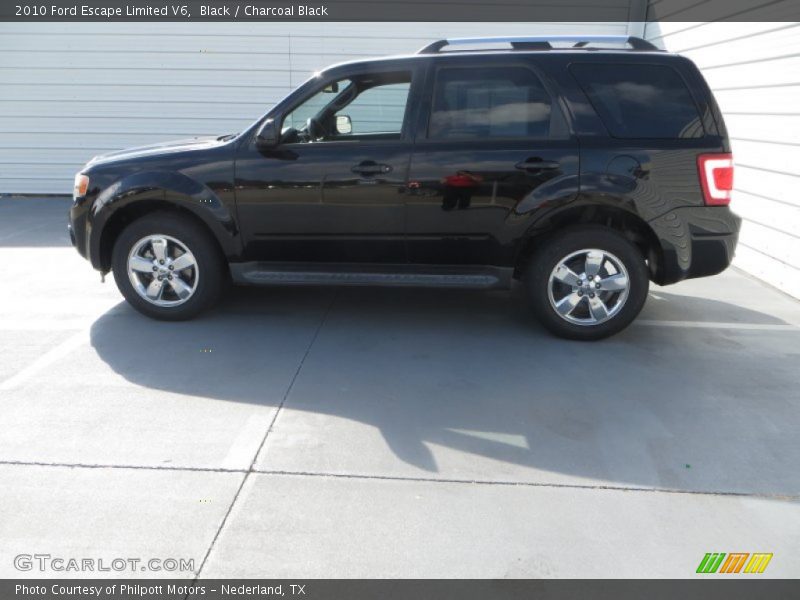 Black / Charcoal Black 2010 Ford Escape Limited V6