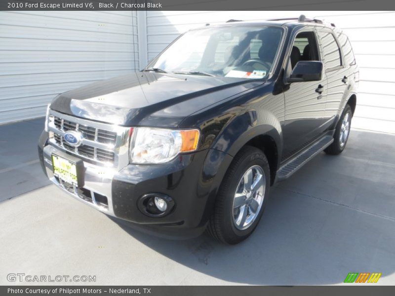 Black / Charcoal Black 2010 Ford Escape Limited V6