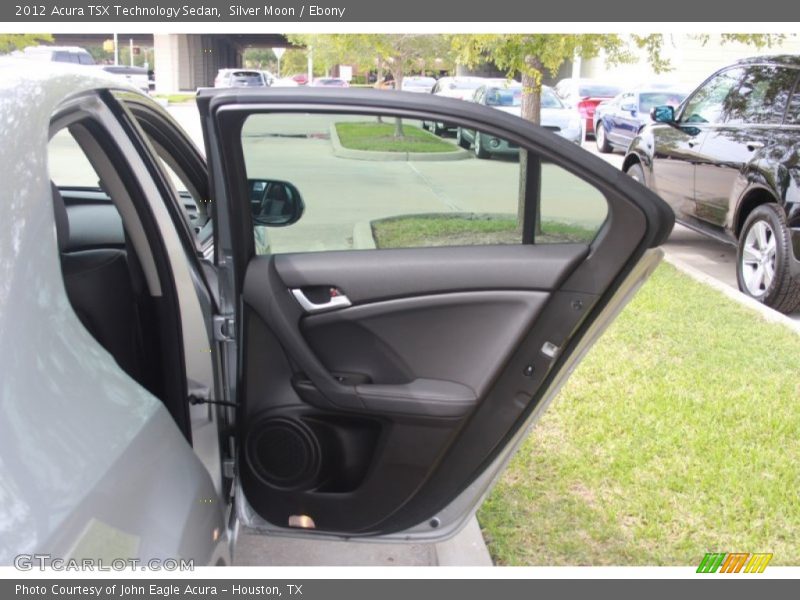 Silver Moon / Ebony 2012 Acura TSX Technology Sedan