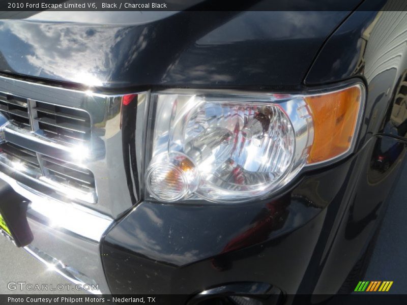 Black / Charcoal Black 2010 Ford Escape Limited V6