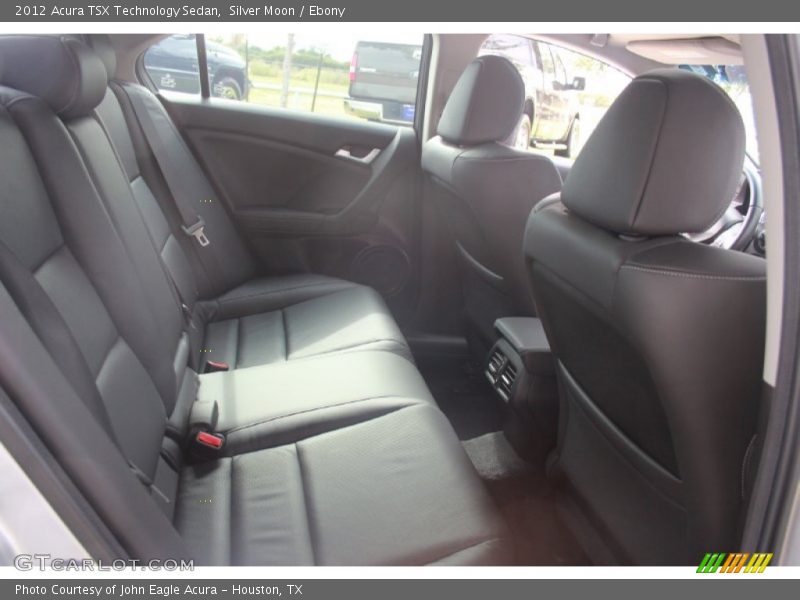 Silver Moon / Ebony 2012 Acura TSX Technology Sedan