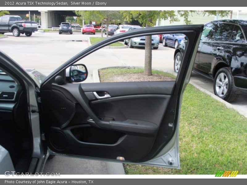Silver Moon / Ebony 2012 Acura TSX Technology Sedan