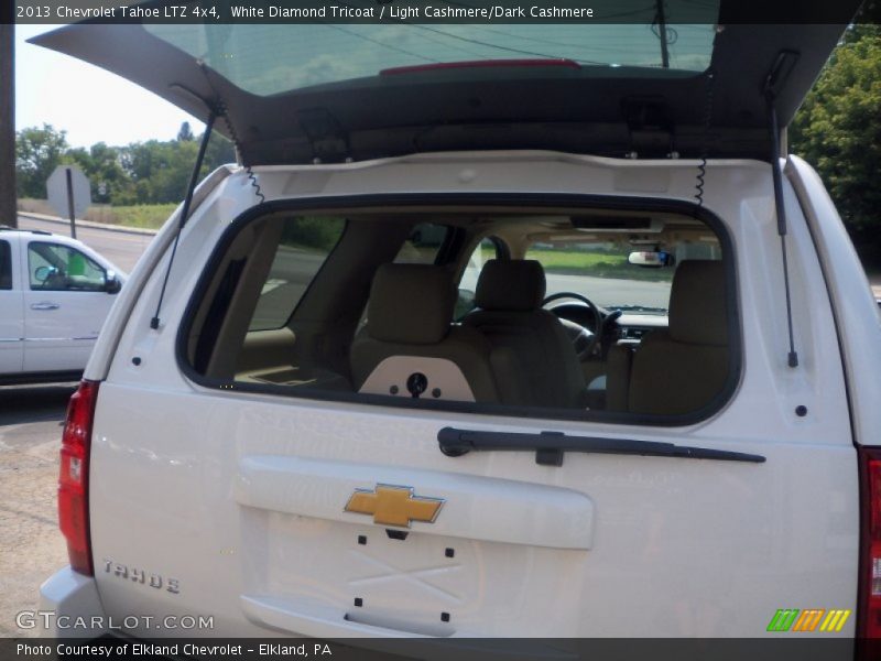 White Diamond Tricoat / Light Cashmere/Dark Cashmere 2013 Chevrolet Tahoe LTZ 4x4