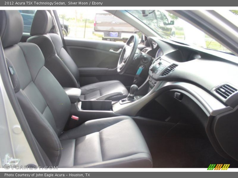 Silver Moon / Ebony 2012 Acura TSX Technology Sedan