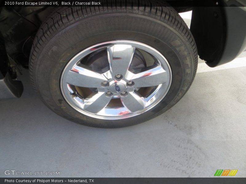 Black / Charcoal Black 2010 Ford Escape Limited V6