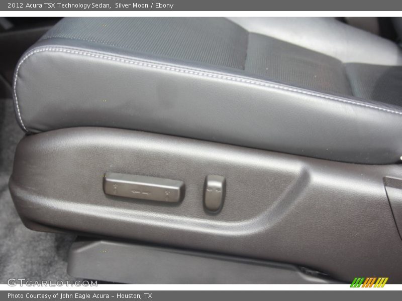 Silver Moon / Ebony 2012 Acura TSX Technology Sedan