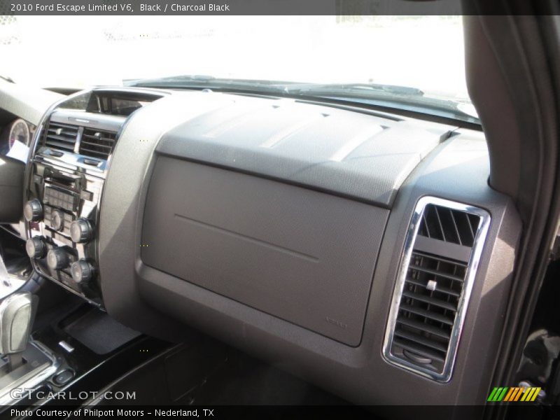 Black / Charcoal Black 2010 Ford Escape Limited V6