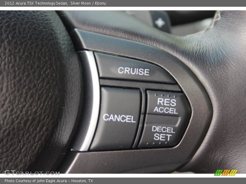 Silver Moon / Ebony 2012 Acura TSX Technology Sedan