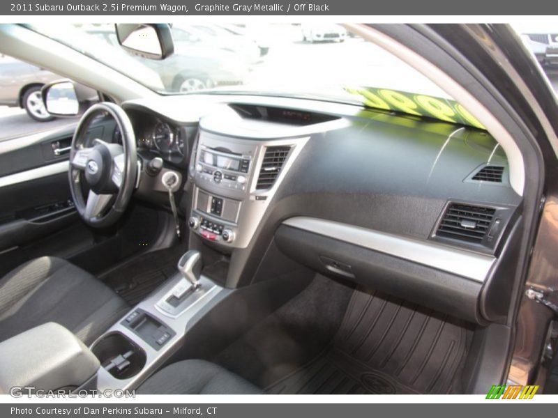 Graphite Gray Metallic / Off Black 2011 Subaru Outback 2.5i Premium Wagon