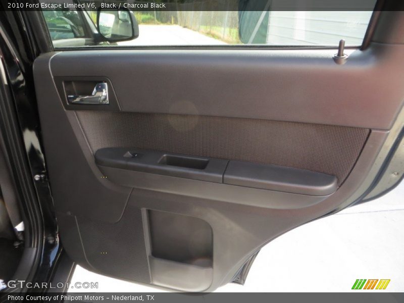 Black / Charcoal Black 2010 Ford Escape Limited V6