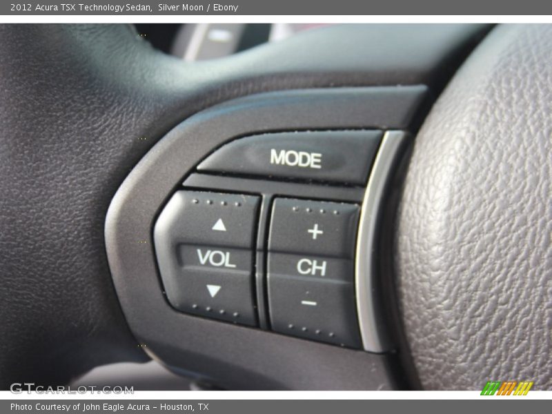 Silver Moon / Ebony 2012 Acura TSX Technology Sedan
