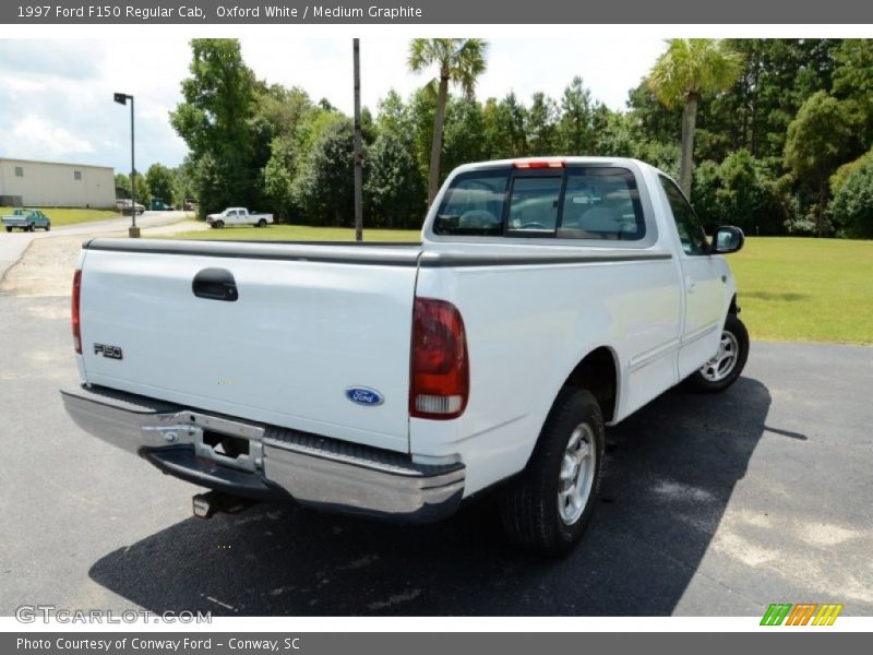 Oxford White / Medium Graphite 1997 Ford F150 Regular Cab