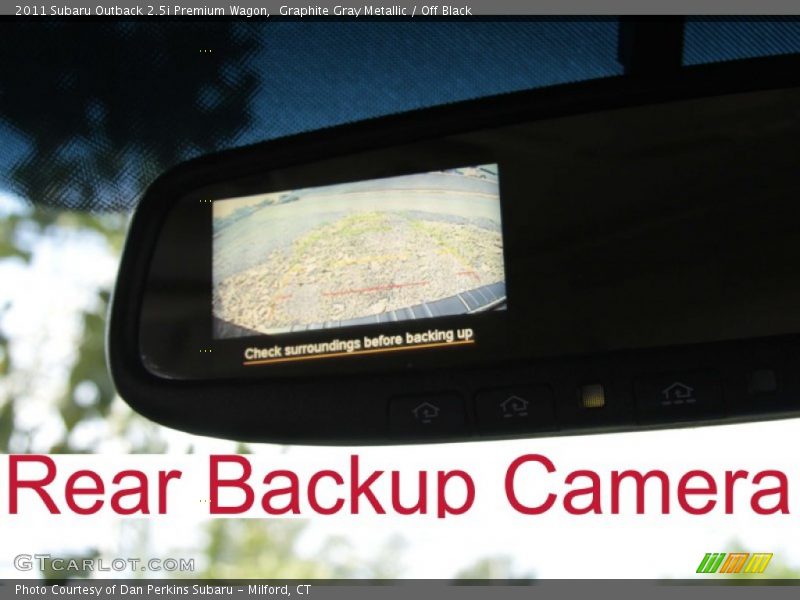 Graphite Gray Metallic / Off Black 2011 Subaru Outback 2.5i Premium Wagon