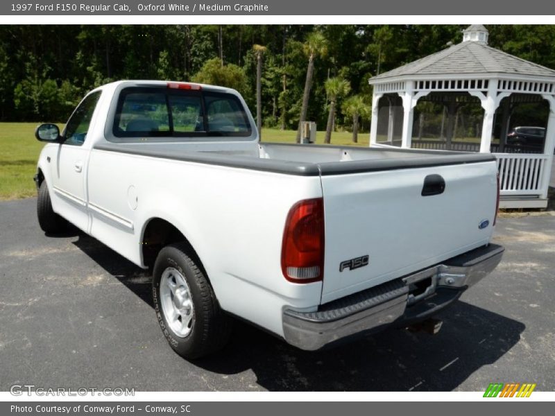 Oxford White / Medium Graphite 1997 Ford F150 Regular Cab