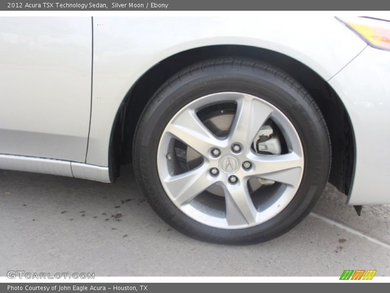 Silver Moon / Ebony 2012 Acura TSX Technology Sedan