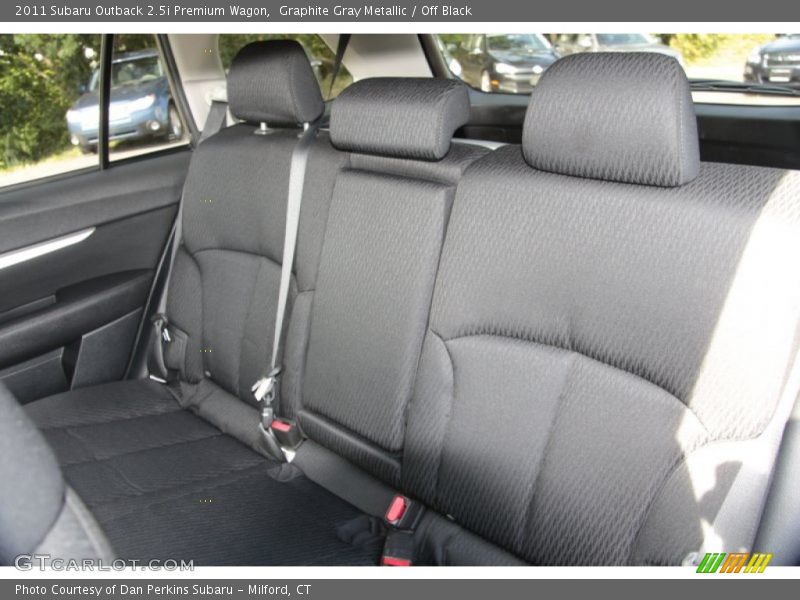 Graphite Gray Metallic / Off Black 2011 Subaru Outback 2.5i Premium Wagon