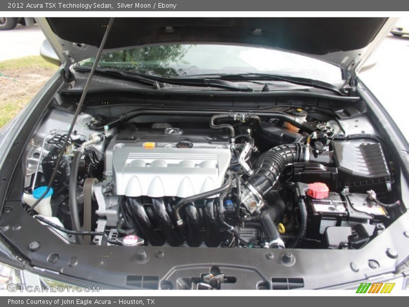 Silver Moon / Ebony 2012 Acura TSX Technology Sedan