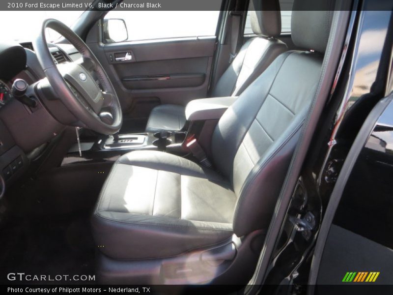 Black / Charcoal Black 2010 Ford Escape Limited V6