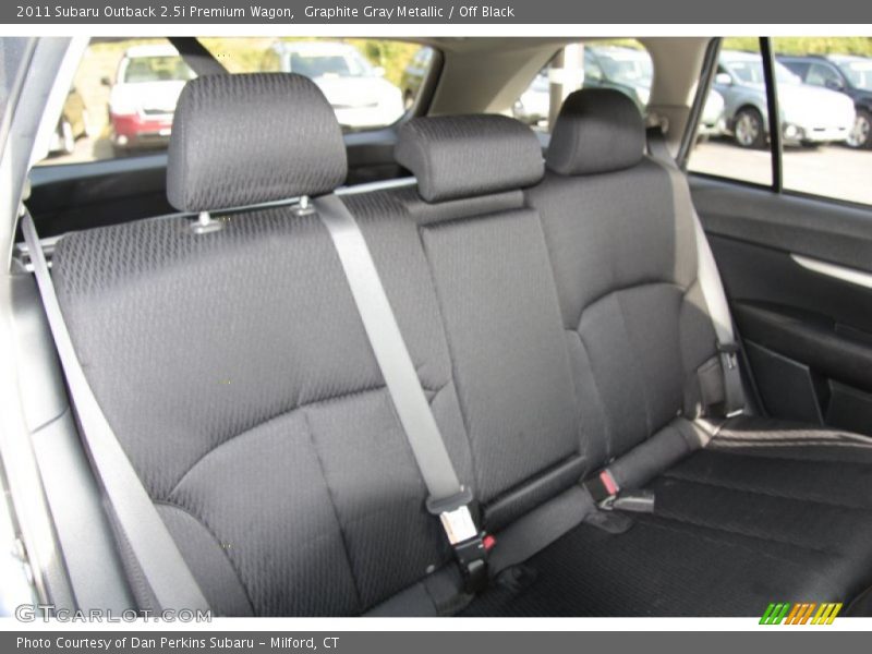 Graphite Gray Metallic / Off Black 2011 Subaru Outback 2.5i Premium Wagon