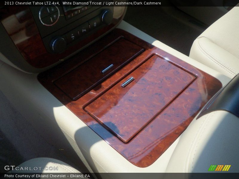 White Diamond Tricoat / Light Cashmere/Dark Cashmere 2013 Chevrolet Tahoe LTZ 4x4