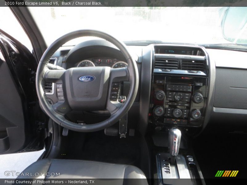 Black / Charcoal Black 2010 Ford Escape Limited V6