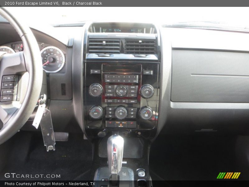 Black / Charcoal Black 2010 Ford Escape Limited V6