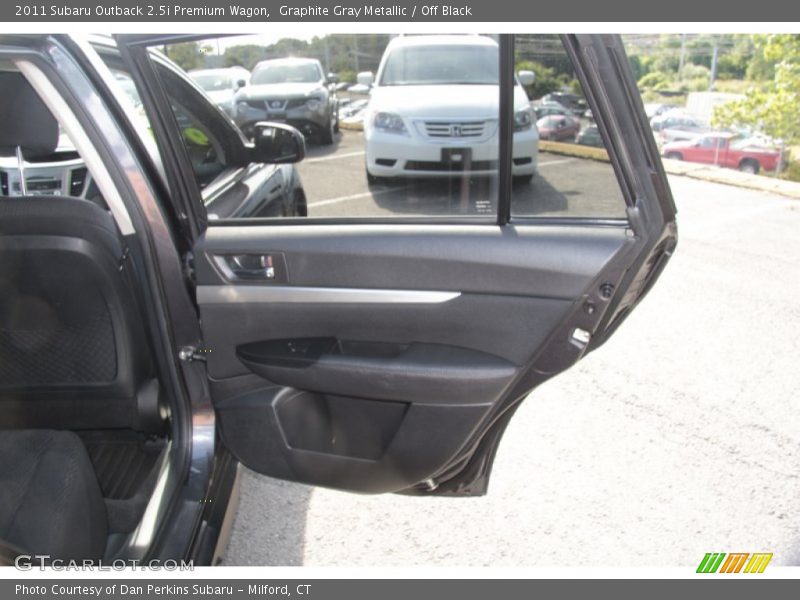 Graphite Gray Metallic / Off Black 2011 Subaru Outback 2.5i Premium Wagon