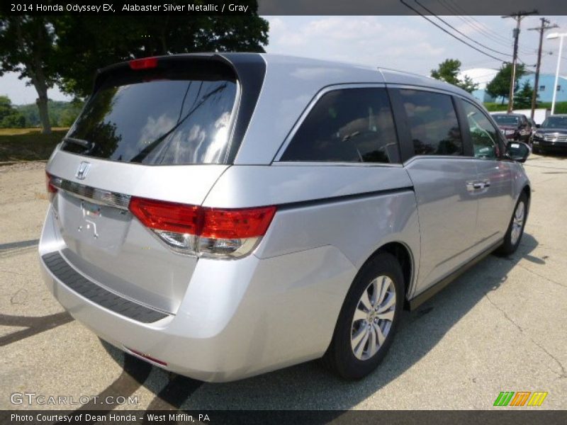 Alabaster Silver Metallic / Gray 2014 Honda Odyssey EX