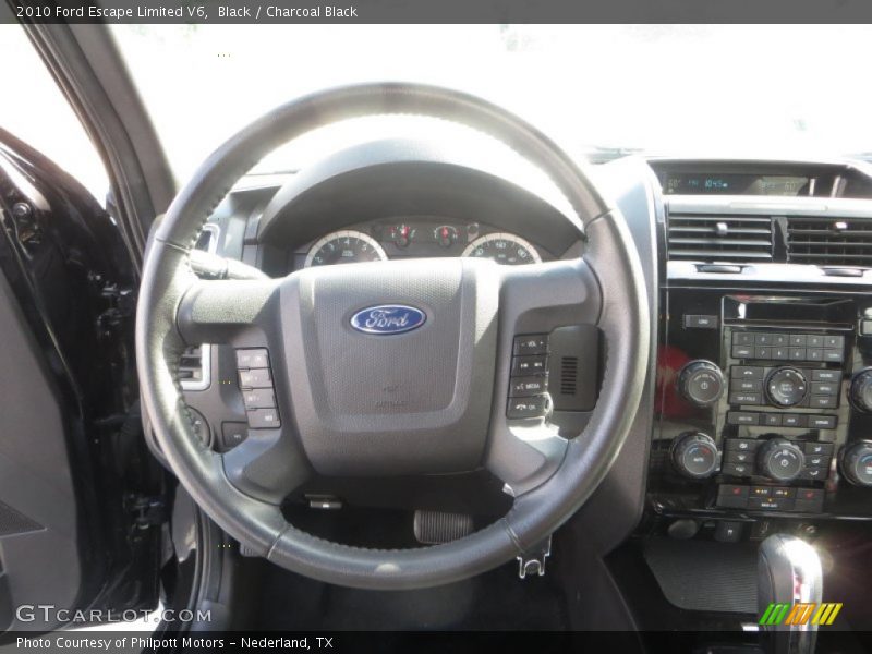 Black / Charcoal Black 2010 Ford Escape Limited V6