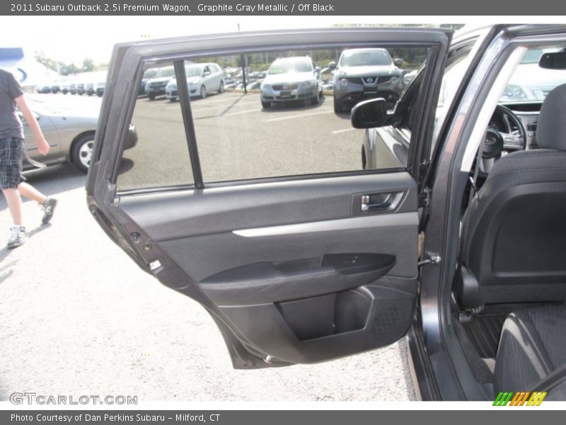 Graphite Gray Metallic / Off Black 2011 Subaru Outback 2.5i Premium Wagon