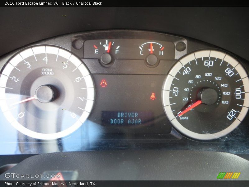 Black / Charcoal Black 2010 Ford Escape Limited V6